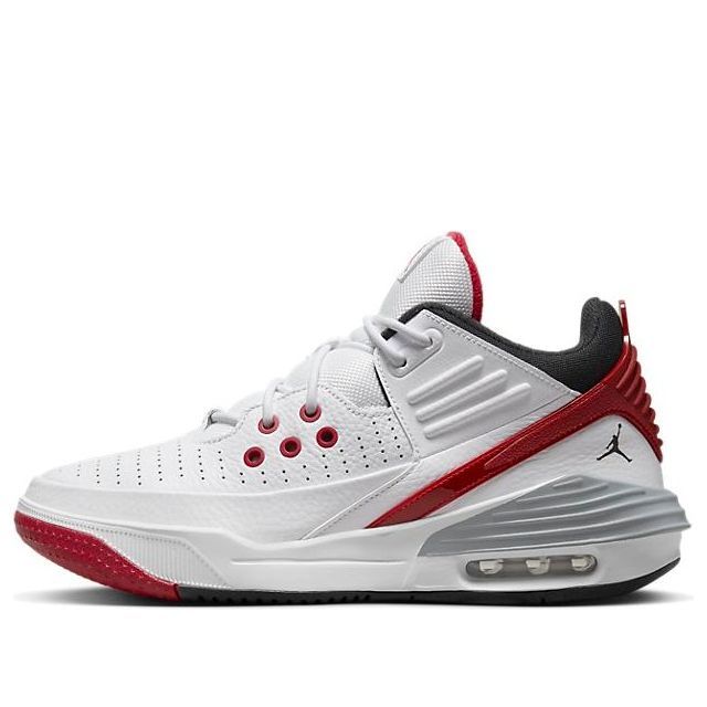 Air Jordan Max Aura 5 'White Black Varsity Red' DZ4353-101 sold by KicksCrew