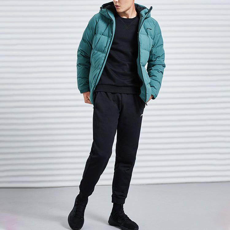 Li-Ning Winter Lifestyle Warm Down Jacket 'Green' AYMQ055-6 sold by KicksCrew product image thumbnail 5