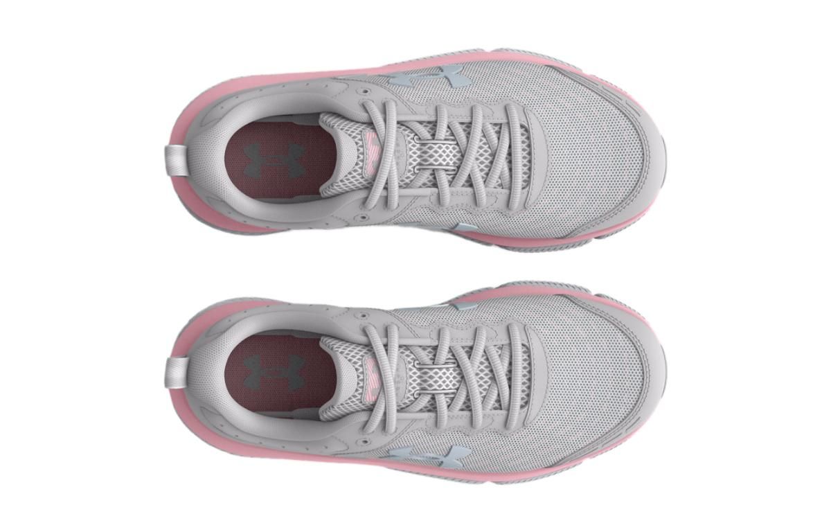 (GS) Under Armour Charged Assert 10 Running Shoes 'Grey Pink' 3026192-100 sold by KicksCrew product image thumbnail 4
