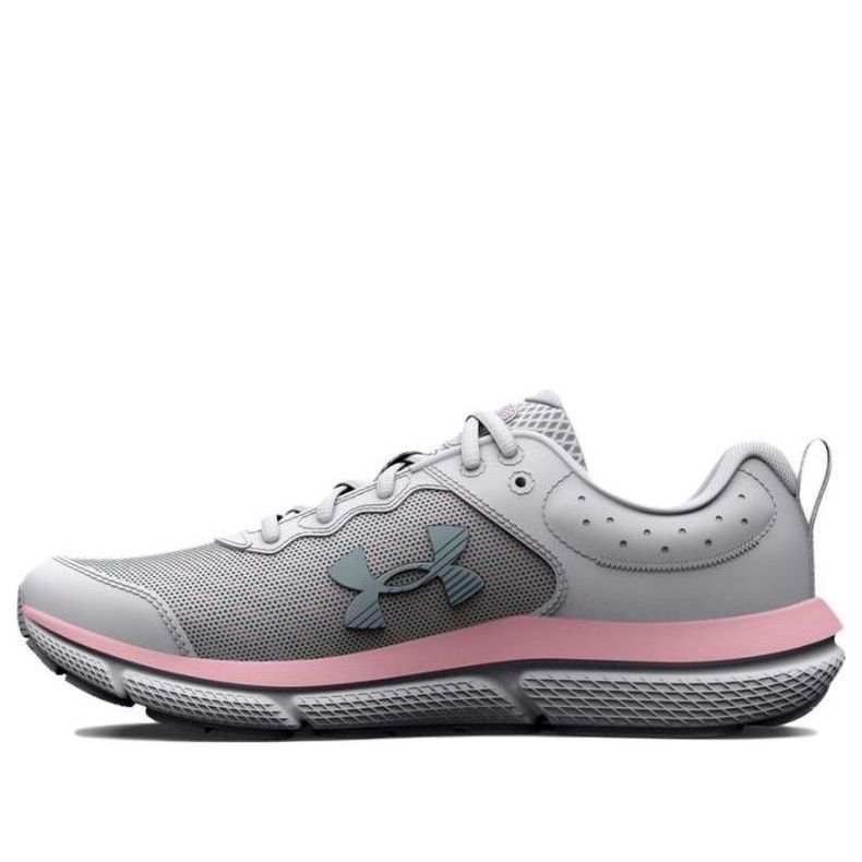 (GS) Under Armour Charged Assert 10 Running Shoes 'Grey Pink' 3026192-100 sold by KicksCrew