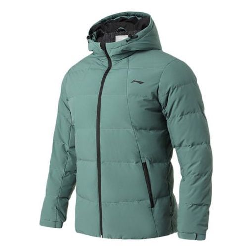Li-Ning Winter Lifestyle Warm Down Jacket 'Green' AYMQ055-6 sold by KicksCrew
