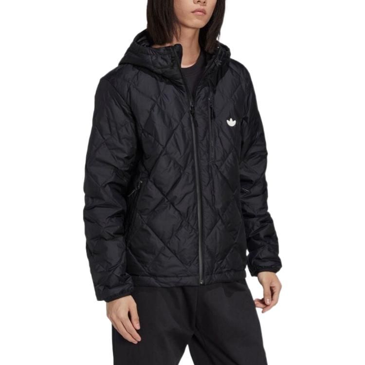 adidas Original Down Quilted Puffer Jacket 'Black' HL9205 sold by KicksCrew product image thumbnail 4