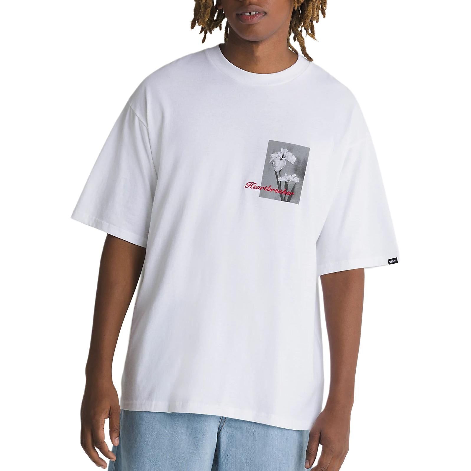 Vans Broken Orchid T-Shirt 'White' VN000G4EWHT sold by KicksCrew product image thumbnail 3