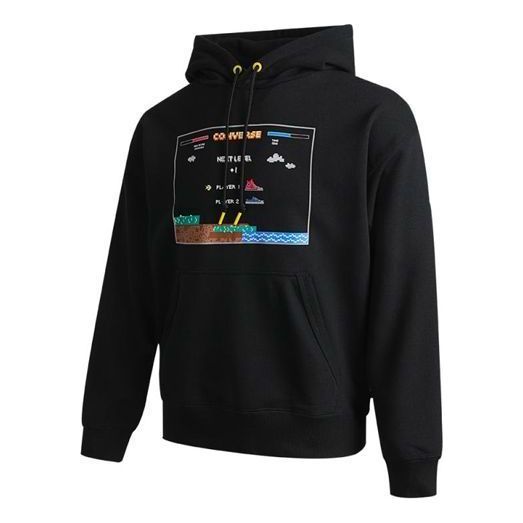 Converse Video Game Graphic Hoodie 'Black' 10022413-A01 sold by KicksCrew