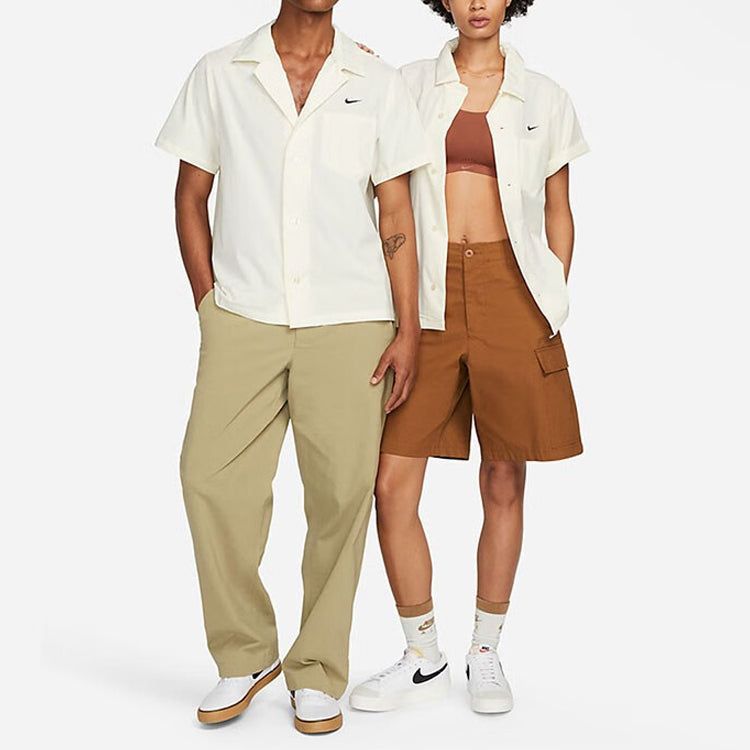 Nike SB Short Sleeve Bowling Shirt 'White' DV9074-113 sold by KicksCrew product image thumbnail 5