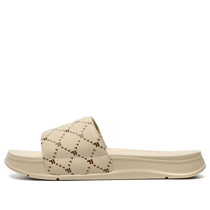 FILA FUSION Como Slippers 'Beige Brown' T12M227510FMM sold by KicksCrew
