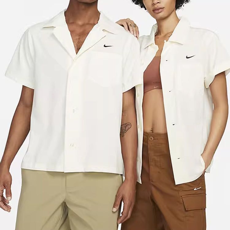 Nike SB Short Sleeve Bowling Shirt 'White' DV9074-113 sold by KicksCrew product image thumbnail 3