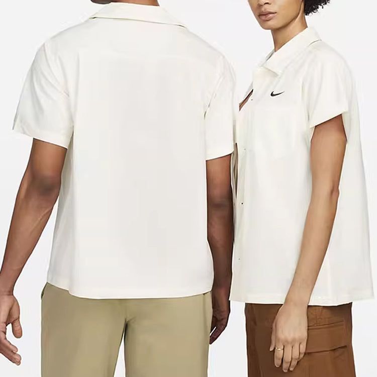 Nike SB Short Sleeve Bowling Shirt 'White' DV9074-113 sold by KicksCrew product image thumbnail 4