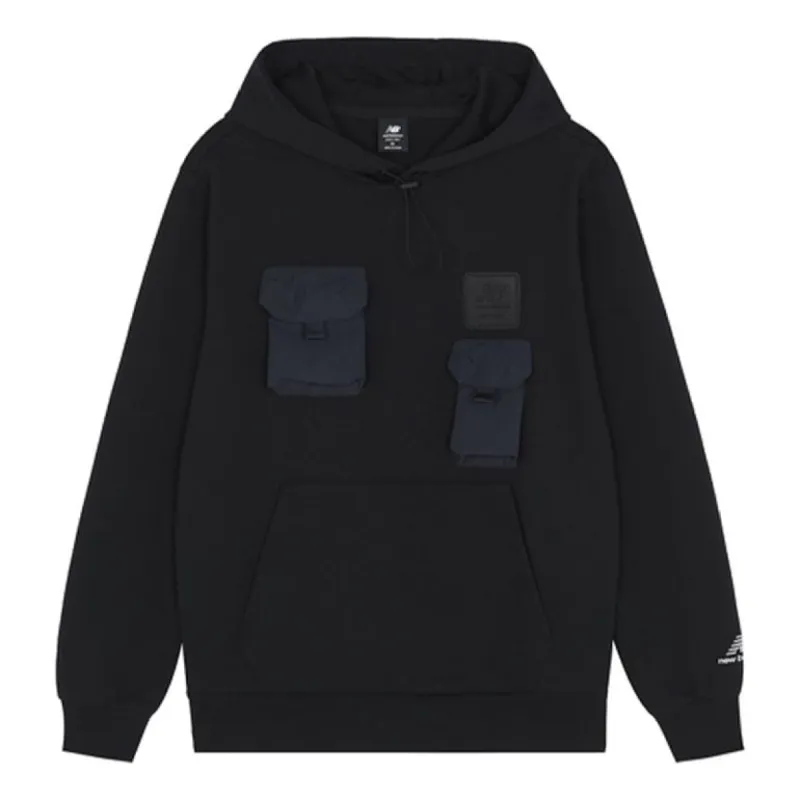 New Balance Cargo Hoodie 'Black' AMT13385-BK sold by KicksCrew