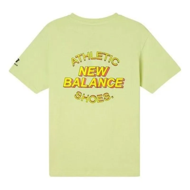 New Balance Graphic Print Tee 'Lime Yellow' AMT12378-SUJ sold by KicksCrew