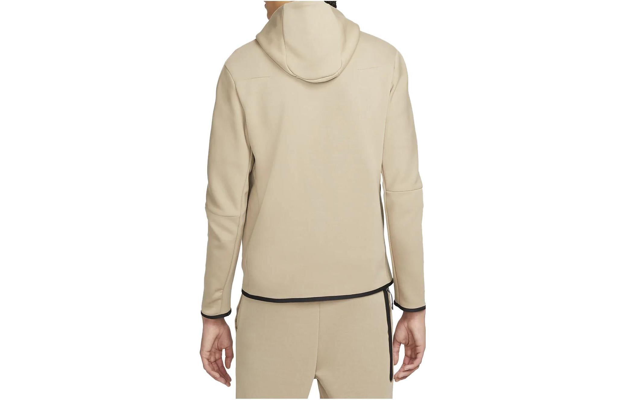 Nike Sportswear Tech Fleece Full-Zip Hoodie 'Khaki Black' CU4489-247 sold by KicksCrew product image thumbnail 5