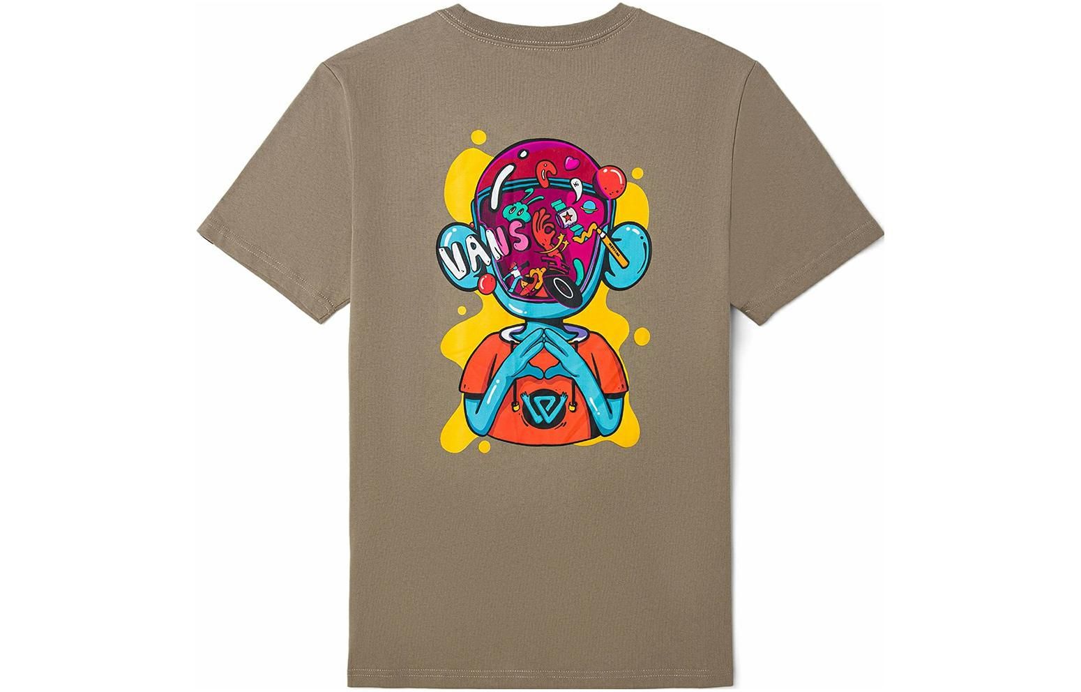 Vans Off The Wall Art Collection Tee 'Brown' VN0A7TQJYEH sold by KicksCrew product image thumbnail 2