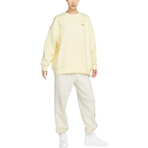 (WMNS) Nike Sportswear Fleece Crew Sweatshirt 'Yellow' FB1918-744 sold by KicksCrew