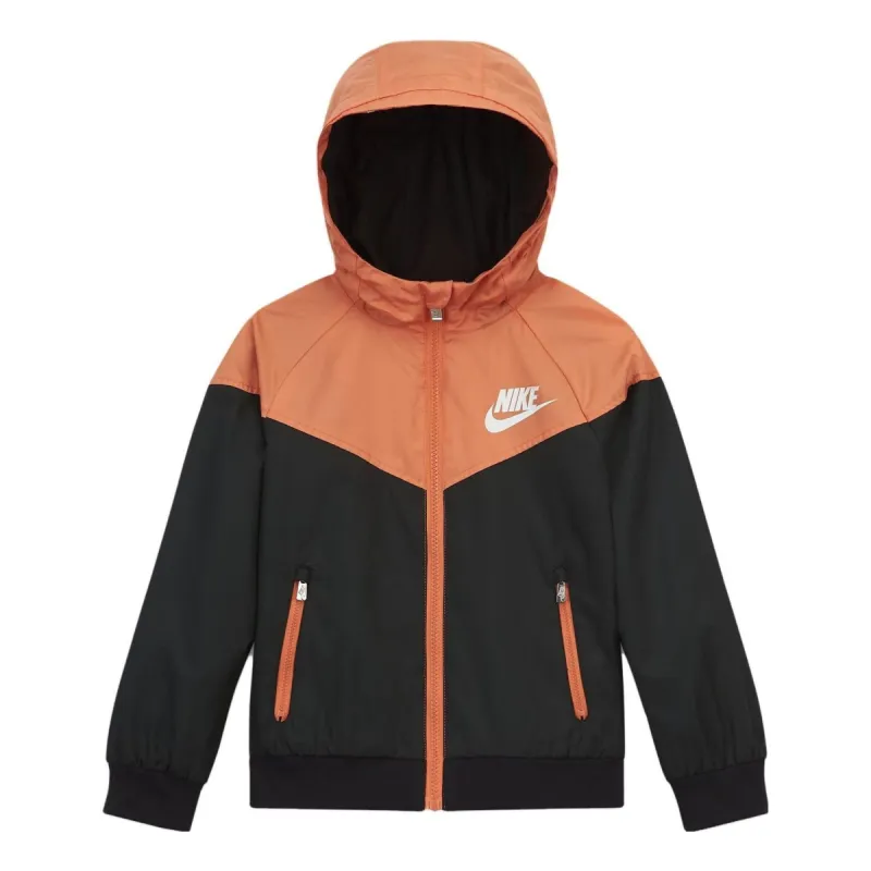 (PS) Nike Sportswear Windrunner Full-Zip Jacket 'Orange Black' HA3307-013 sold by KicksCrew
