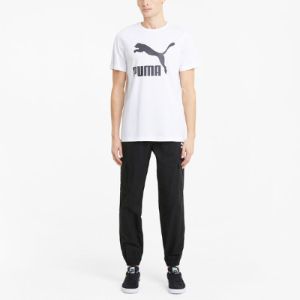 Puma Casual Sweatpants 'Black White' 531361-01 sold by KicksCrew