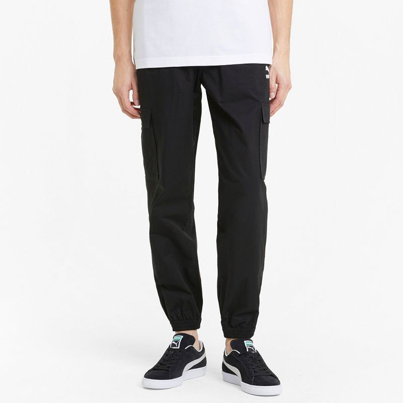 Puma Casual Sweatpants 'Black White' 531361-01 sold by KicksCrew product image thumbnail 4