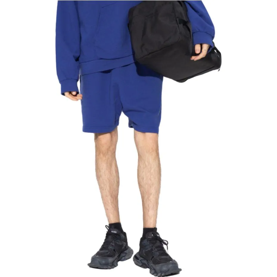 Balenciaga Logo Print Shorts 'Indigo Dirty White' 676137TNVB64388 sold by KicksCrew product image thumbnail 3