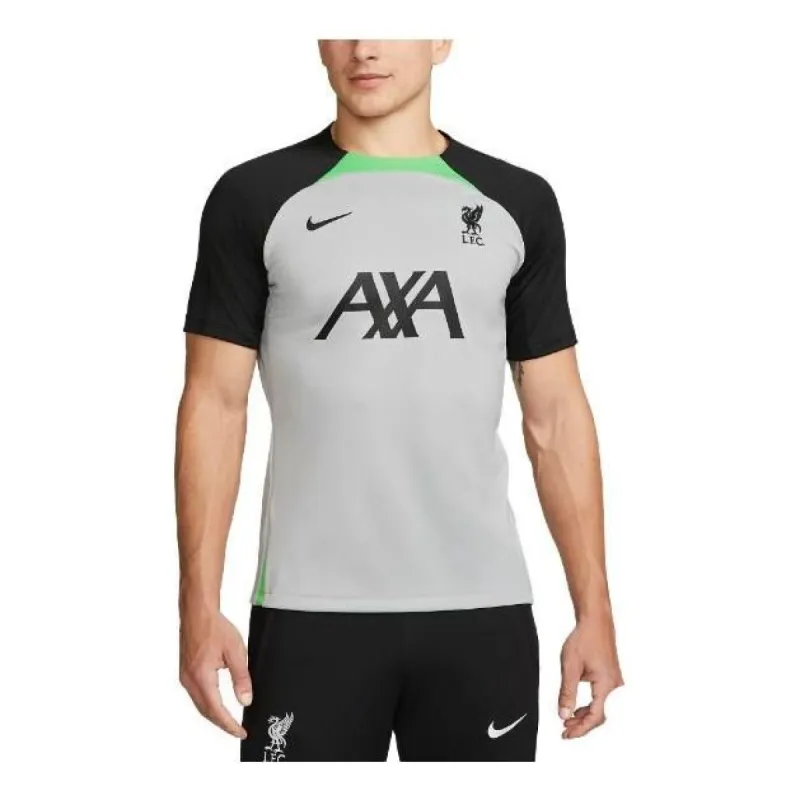 Nike Liverpool F.C. Strike Dri-FIT Knit Jersey 'Grey' DX3020-013 sold by KicksCrew