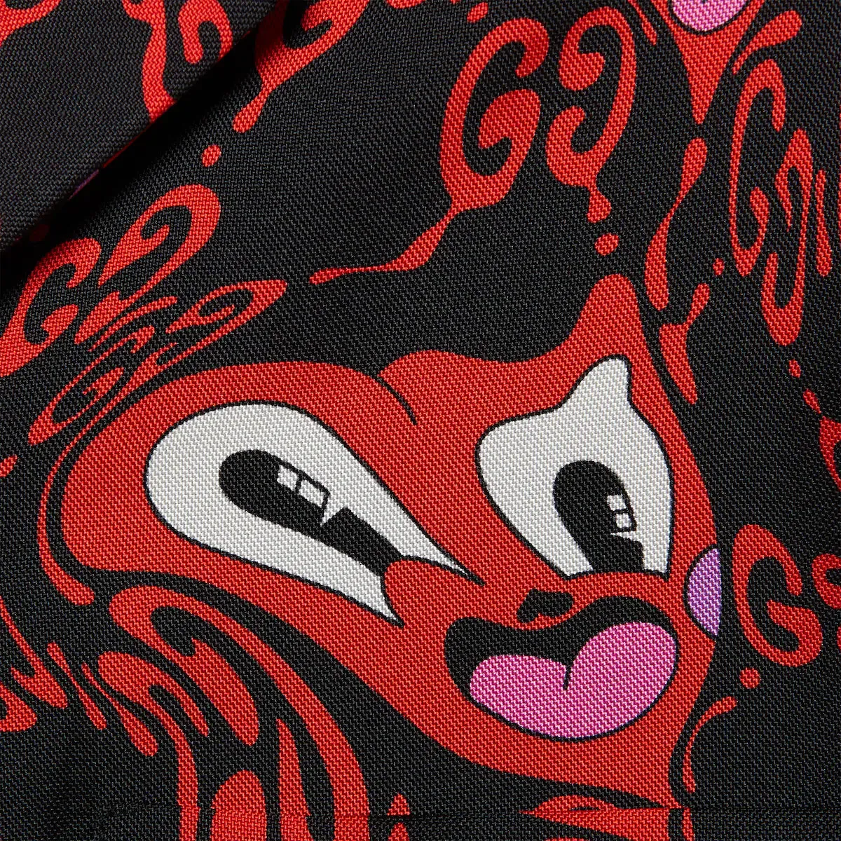 Gucci GG Hearts Silk Bowling Shirt 'Black Red' 782500-ZAQEB-1072 sold by KicksCrew product image thumbnail 4
