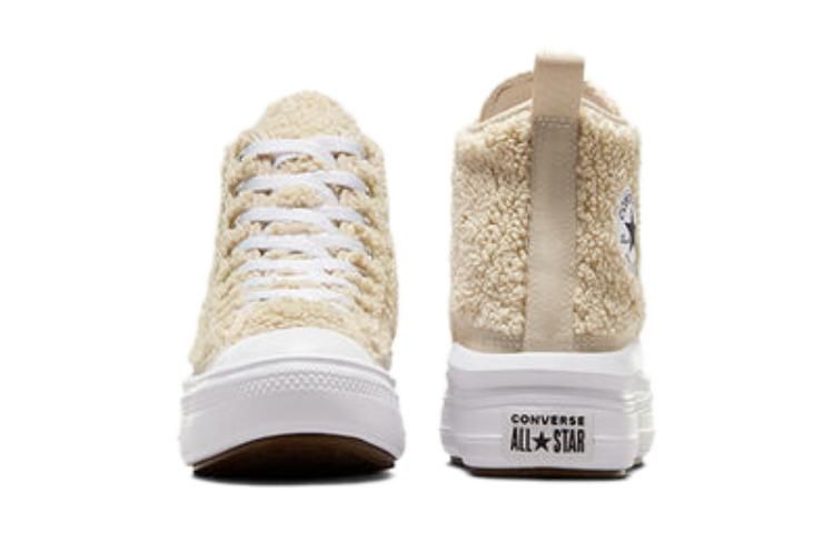(GS) Converse Chuck Taylor All Star Move Platform Sherpa 'Beige' A06794C sold by KicksCrew product image thumbnail 6