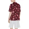 Gucci GG Hearts Silk Bowling Shirt 'Black Red' 782500-ZAQEB-1072 sold by KicksCrew