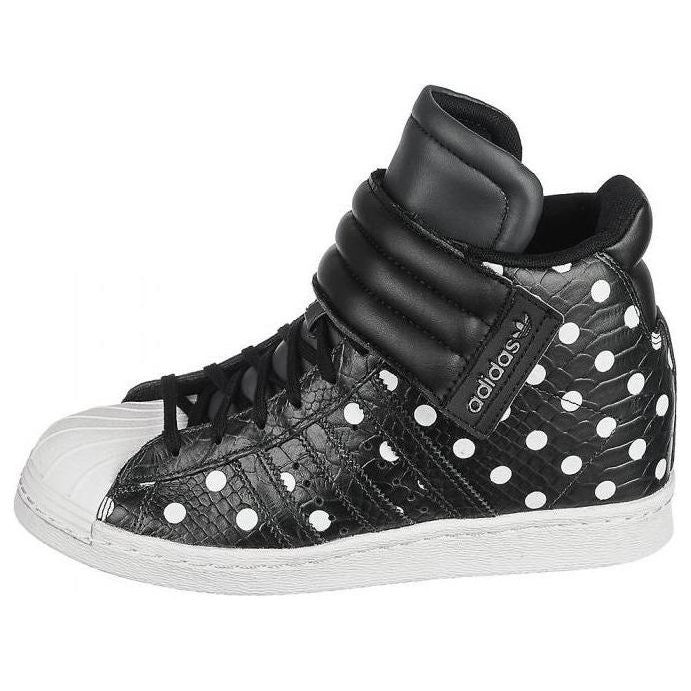 (WMNS) adidas originals Superstar Up Strap 'Black White' S81718 sold by KicksCrew