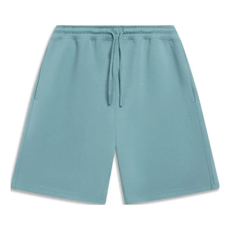 Li-Ning Chinese Color Label Logo Shorts 'Teal' AKST079-6 sold by KicksCrew