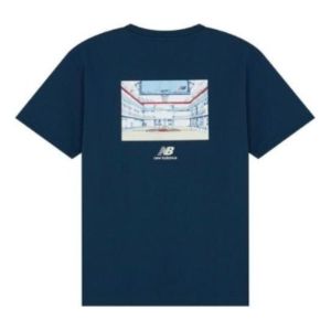 New Balance x ANB Brand Tee 'Blue White' AMT22377-BGV sold by KicksCrew
