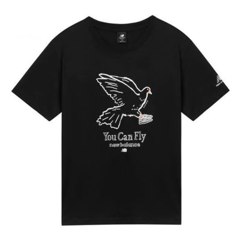New Balance x Naijel Graphic Print Tee 'Black White' AMT12341-BK sold by KicksCrew