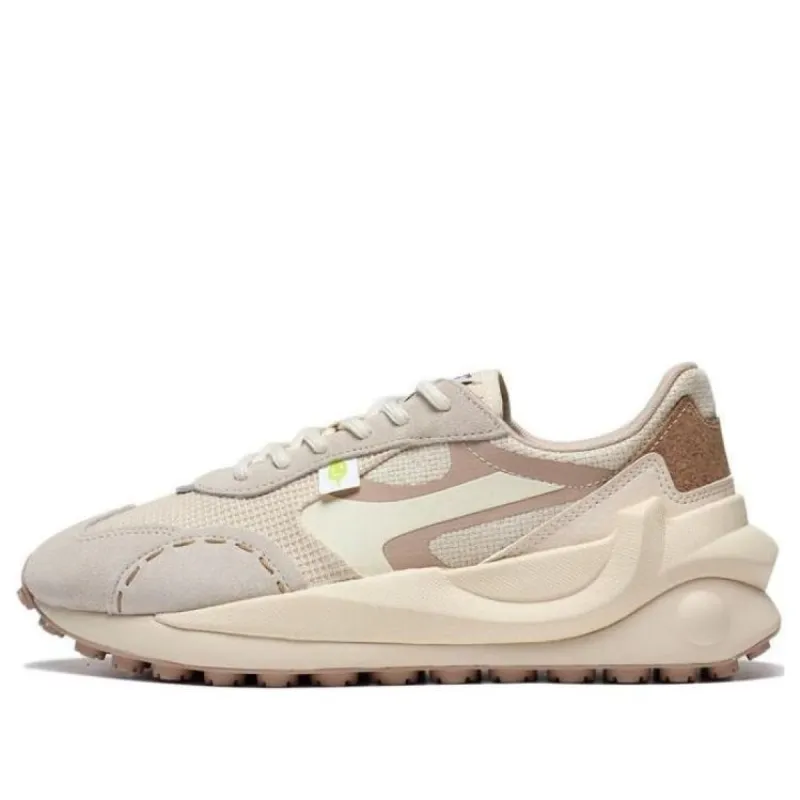 (WMNS) Li-Ning Cosmos Lifestyle Sneakers 'White Beige Pink' AGCT016-7 sold by KicksCrew