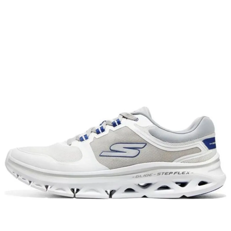 Skechers Go Run Glide-Step Flex 'White Grey Blue' 220507-WBL sold by KicksCrew