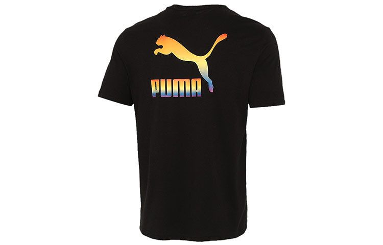 Puma Rainbow Logo Tee 'Black' 534095-01 sold by KicksCrew product image thumbnail 2