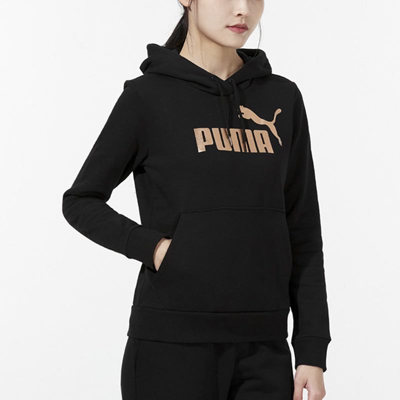 (WMNS) Puma Fleece Hoodie 'Black' 847680-01 sold by KicksCrew product image thumbnail 5