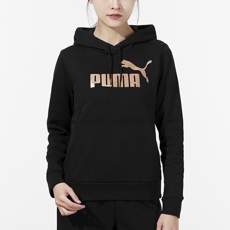 (WMNS) Puma Fleece Hoodie 'Black' 847680-01 sold by KicksCrew product image thumbnail 3