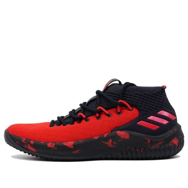 Adidas Dame 4 Lillard Shoes 'Red Black' F99899 sold by KicksCrew