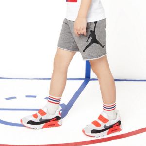 (PS) Air Jordan Jumpman Air Fleece Athletic Shorts 'Grey' JD2022196GS-002 sold by KicksCrew