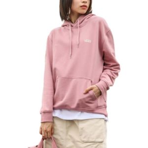 (WMNS) Vans Graphic Hoodies 'Pink White Blue' VN0002BUBD5 sold by KicksCrew