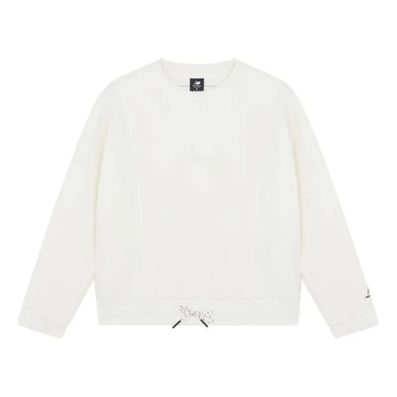 (WMNS) New Balance Original Sweatshirt 'White' AWT14371-NMC sold by KicksCrew