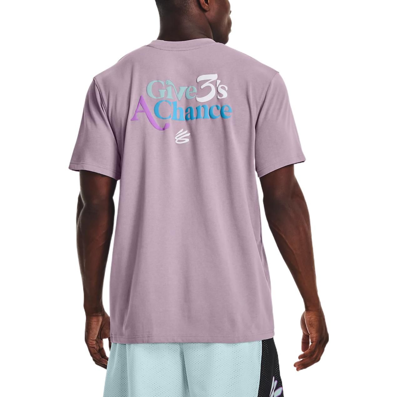 Under Armour Curry 3'S Hvyweight T-shirt 'Lilac' 1376275-554 sold by KicksCrew product image thumbnail 4