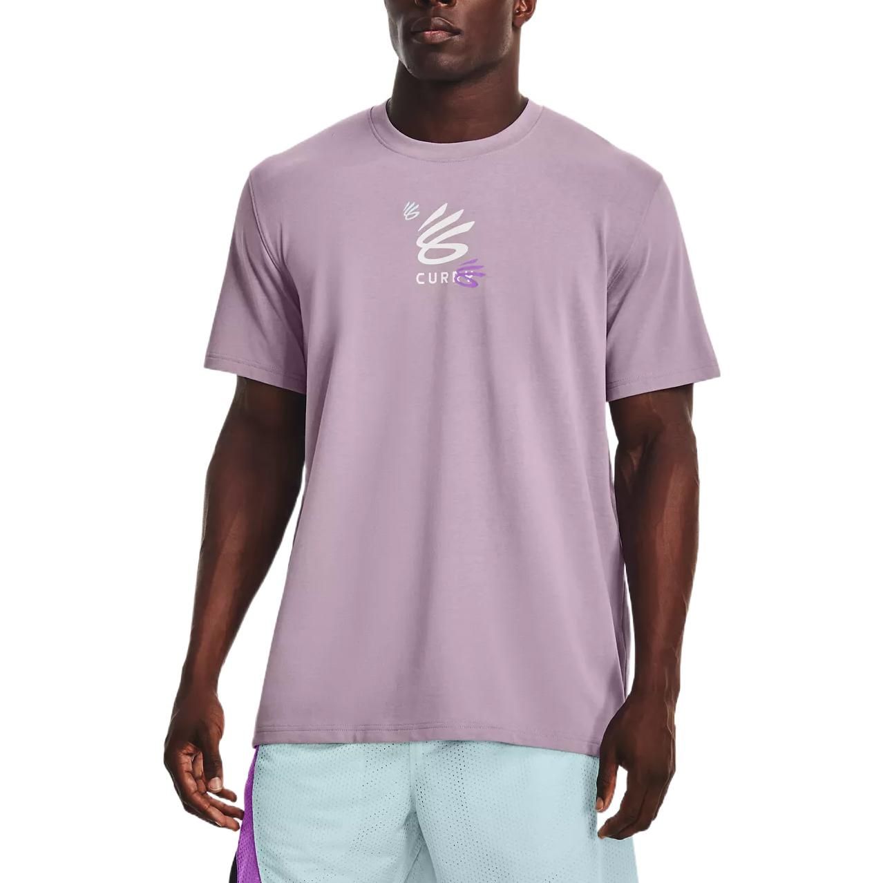 Under Armour Curry 3'S Hvyweight T-shirt 'Lilac' 1376275-554 sold by KicksCrew product image thumbnail 3