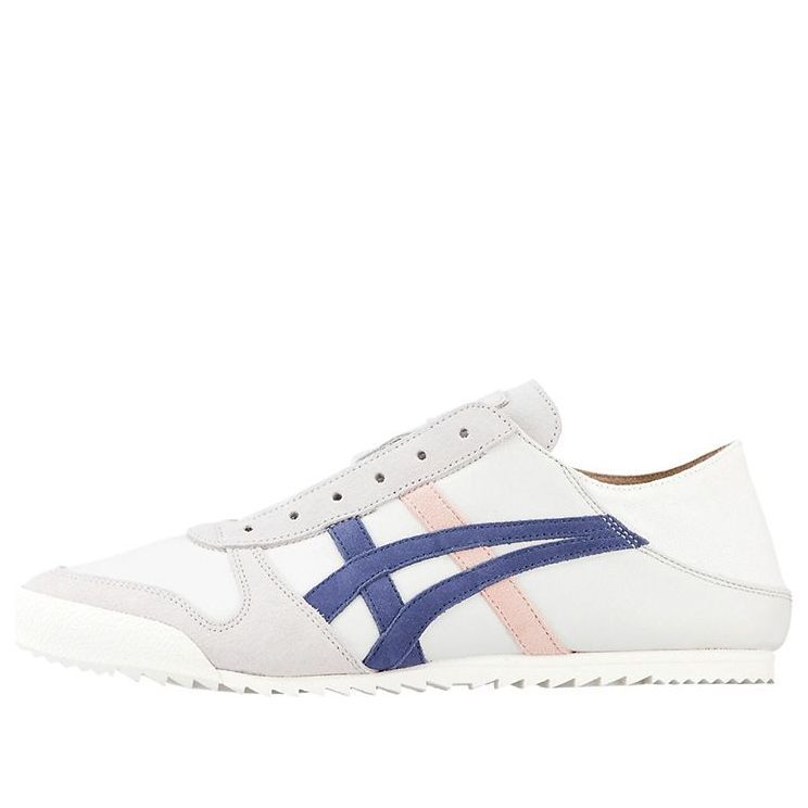 (WMNS) Onitsuka Tiger Mexico 66 Slip-On Shoes 'White Blue' 1182A052-100 sold by KicksCrew
