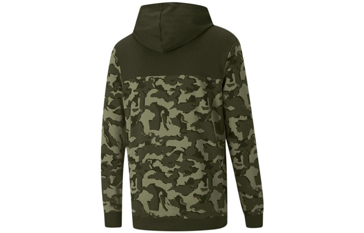Puma Moletom Camo Printed Masculino Hoodie 'Green Black' 588499-70 sold by KicksCrew product image thumbnail 2
