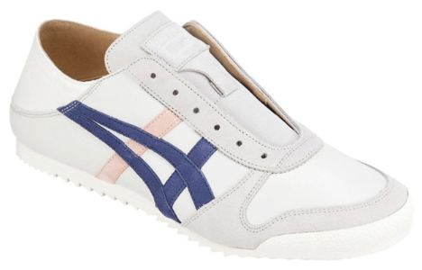 (WMNS) Onitsuka Tiger Mexico 66 Slip-On Shoes 'White Blue' 1182A052-100 sold by KicksCrew