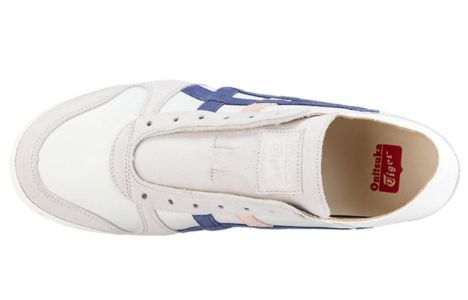 (WMNS) Onitsuka Tiger Mexico 66 Slip-On Shoes 'White Blue' 1182A052-100 sold by KicksCrew