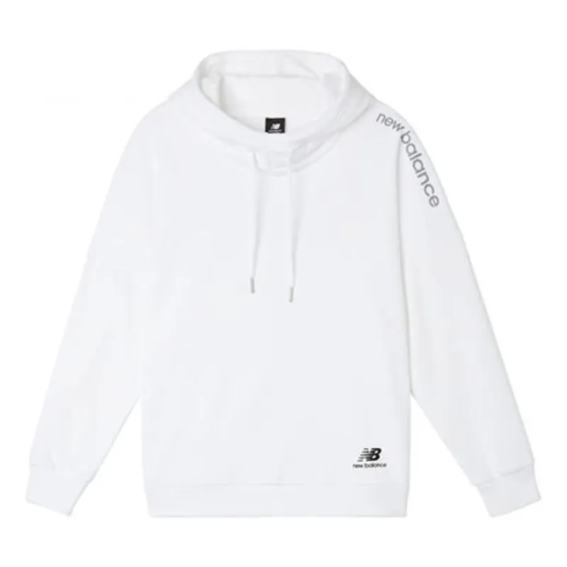 (WMNS) New Balance Classic Sport Hoodie 'White' AWT11393-WT sold by KicksCrew