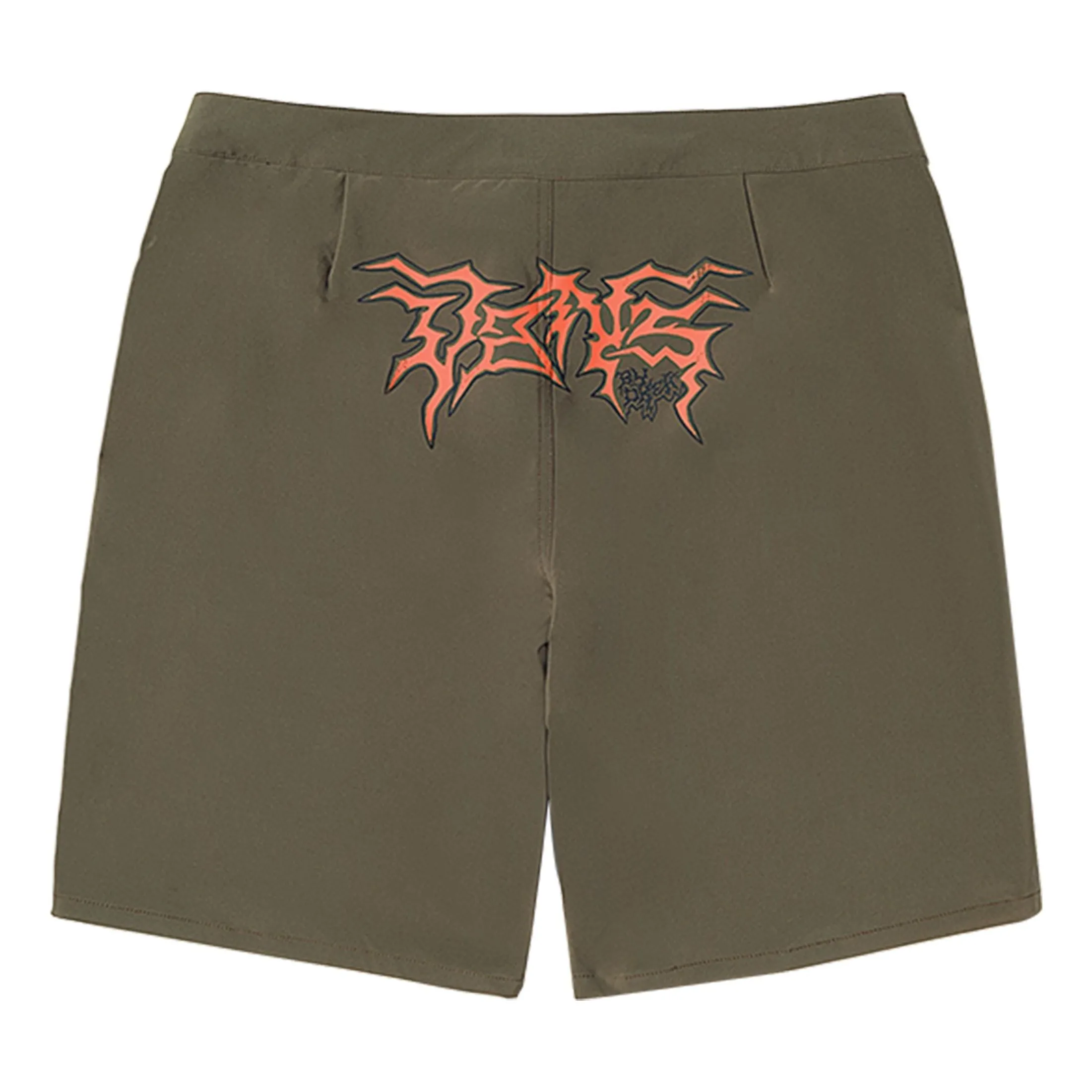 Vans Okeh Fire Record Shorts 'Green Orange' VN000FTXKCZ sold by KicksCrew product image thumbnail 2