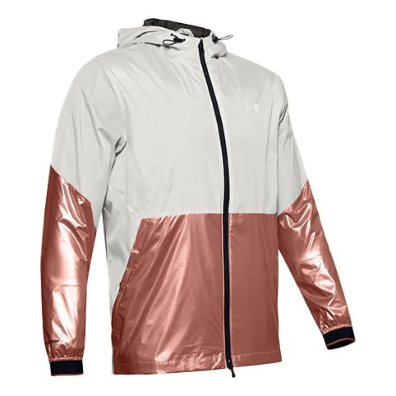 Under Armour Recover Legacy Windbreaker Jacket 'White Rose Gold' 1353370-112 sold by KicksCrew