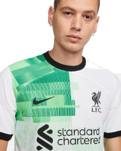 Nike Liverpool FC 23/24 Match Away 'White Green Spark Black' DX2617-101 sold by KicksCrew
