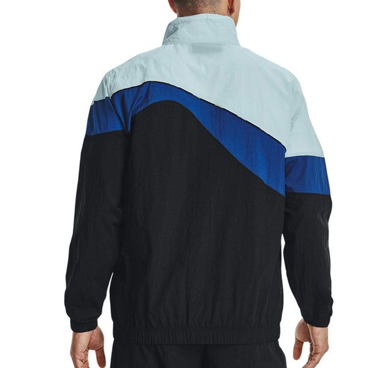 Under Armour Fashion Woven Full Zip Jacket 'Blue Multi' 1366219-478 sold by KicksCrew product image thumbnail 4
