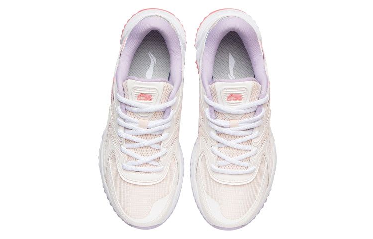 (WMNS) Li-Ning Casual Running Shoes 'White Pink Blue' ARLR014-3 sold by KicksCrew product image thumbnail 4